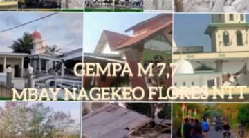 GEMPA M7.7 GUNCANG MBAY NAGEKEO NTT, WARGA EVAKUASI KE PERBUKITAN ANTISIPASI TSUNAMI