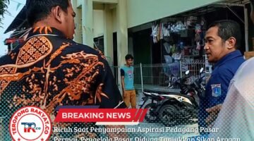Ricuh Saat Penyampaian Aspirasi Pedagang Pasar Permai, Pengelola Pasar Diduga Tunjukkan Sikap Arogan