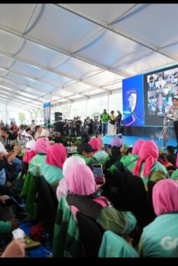 5.150 Pengemudi Ojol Ikuti Gebyar Keselamatan Lalu Lintas Korlantas Polri di Serpong