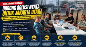 AJUM Audiensi dengan Pemprov DKI, Soroti Revitalisasi Islamic Center hingga Kemacetan Jakarta Utara