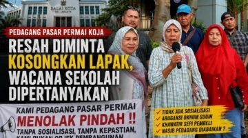 Pedagang Pasar Permai Resah Diminta Kosongkan Lapak, Wacana Pembangunan Sekolah Dipertanyakan