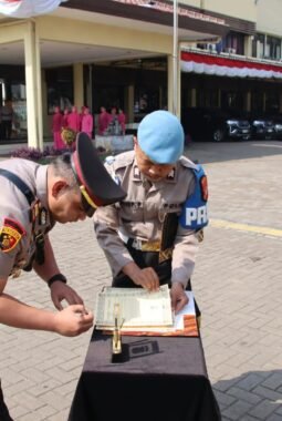 Kapolres Pelabuhan Tanjung Priok, Pimpin Sertijab Tiga Pejabat Utama, Tekankan Integritas dan Profesionalitas
