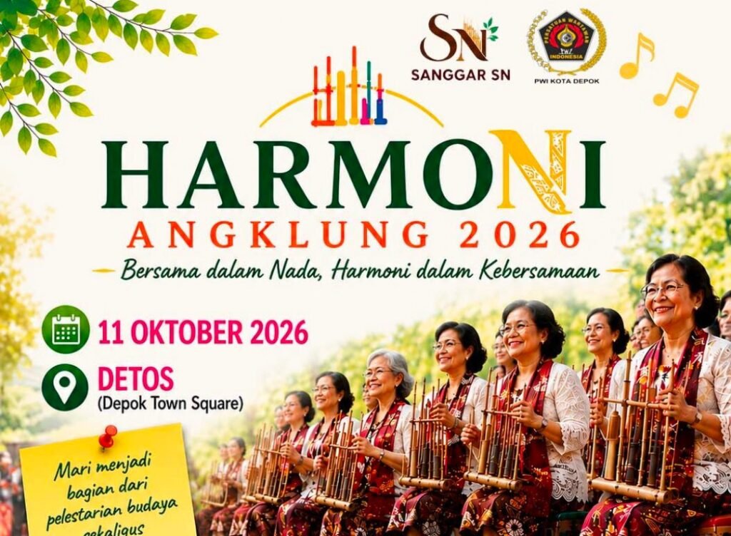PWI Depok Gaungkan Pelestarian Angklung Lewat Harmoni Angklung - Teropong Rakyat