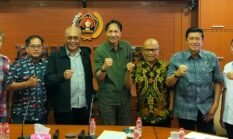 Menuju Kursi Ketua PWI Sumut, Austin Tumengkol Temui PWI Pusat