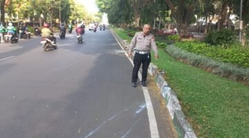 Diduga Kurang Konsentrasi, Pengendara Honda Beat Tewas Tabrak Median Jalan di Kota Malang
