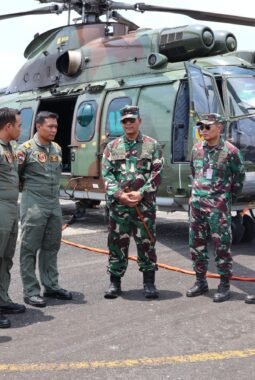 TNI Kerahkan Personel dan Heli Caracal Perkuat Penanganan Karhutla di Wilayah IKN