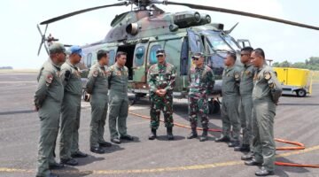 TNI Kerahkan Personel dan Heli Caracal Perkuat Penanganan Karhutla di Wilayah IKN
