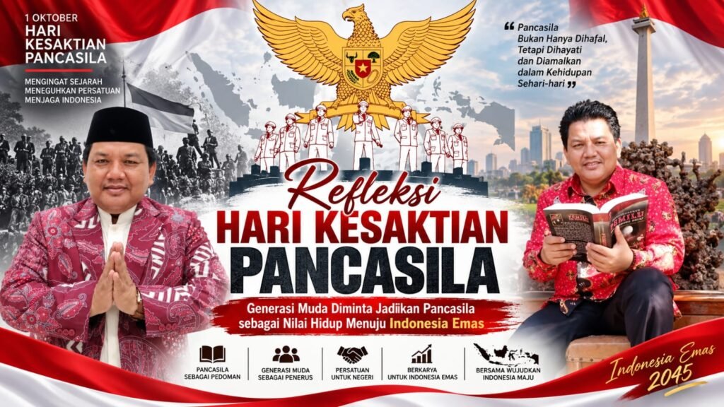 Portal Berita Indonesia dan Dunia Terkini Hari Ini, Update Harian Terbaru, Terlengkap, Tajam, Aktual dan Berimbang. Hari Kesaktian Pancasila, Generasi Muda Didorong Menjadikan Pancasila sebagai Nilai Hidup dan Jati Diri Bangsa - Teropong Rakyat