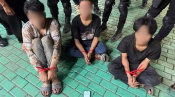 Brimob Polda Metro Jaya Amankan Tiga Pelaku Perampasan di Tomang