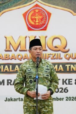 Kapusbintal TNI Buka MHQ Piala Panglima TNI