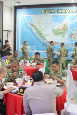 Kapolres Pelabuhan Tanjung Priok Perkuat Sinergitas dengan Satangair Pusbekangad TNI-AD