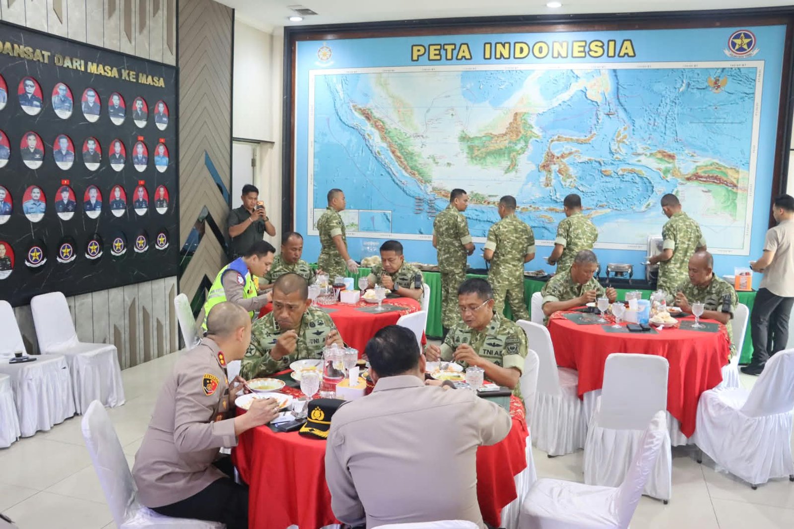 Kapolres Pelabuhan Tanjung Priok Perkuat Sinergitas dengan Satangair Pusbekangad TNI-AD