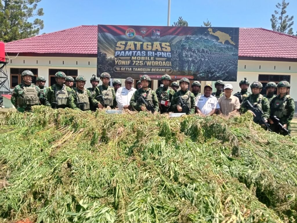Portal Berita Indonesia dan Dunia Terkini Hari Ini, Update Harian Terbaru, Terlengkap, Tajam, Aktual dan Berimbang. TNI Bersihkan Ladang Ganja di Yahukimo, 21.400 Batang Diamankan - Teropong Rakyat