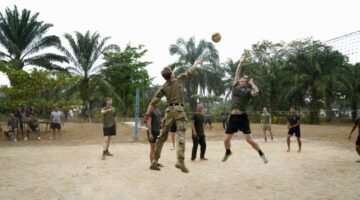 Olahraga Bersama Pererat Persahabatan Prajurit TNI dan Negara Sahabat di SGS 2026
