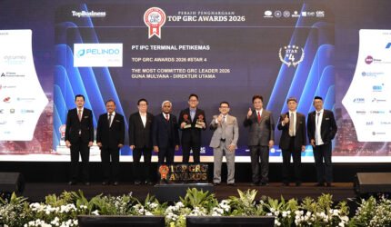 Sukses Integrasikan GRC dan Operasional Pelabuhan, IPC TPK Raih Dua Penghargaan TOP GRC Awards 2026 - Teropong Rakyat