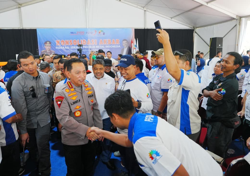 Kapolri Dorong Keseimbangan Keberlangsungan Usaha dan Kesejahteraan Buruh