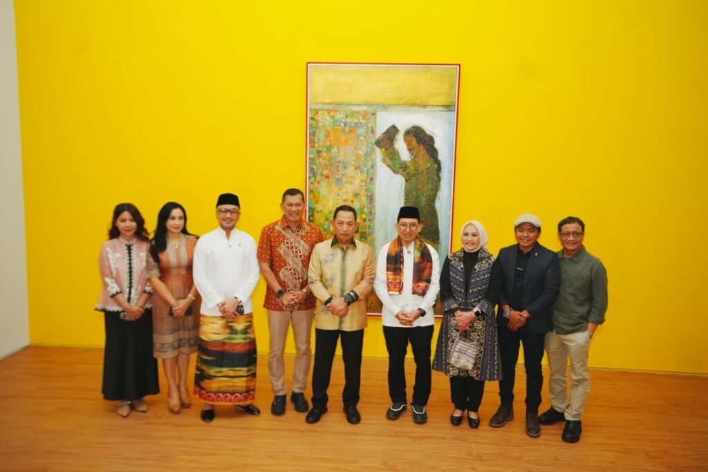 Kapolri Hadiri Pembukaan Pameran Nasirun “Bersimpuh di Kaki Para Guru” di Galeri Nasional Indonesia - Teropong Rakyat