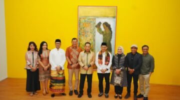 Kapolri Hadiri Pembukaan Pameran Nasirun “Bersimpuh di Kaki Para Guru” di Galeri Nasional Indonesia