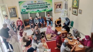 LDII Dan Dinkes Kota Pasuruan Kolaborasi Lakukan Cek Kesehatan Gratis