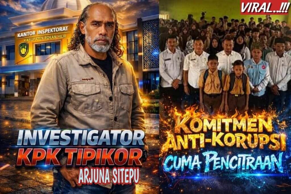 "Jangan Ajari Anak Integritas, Kalau LHP Rp631 Juta Masih Tidur di Meja” Arjuna Sitepu Bongkar Dualisme Kepala Inspektorat Rokan Hilir: Di Kelas Bicara Anti-Korupsi, di Kantor Biarkan Kerugian Negara Mengendap Tiga Tahun - Teropong Rakyat
