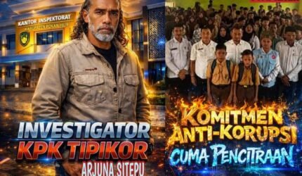 "Jangan Ajari Anak Integritas, Kalau LHP Rp631 Juta Masih Tidur di Meja” Arjuna Sitepu Bongkar Dualisme Kepala Inspektorat Rokan Hilir: Di Kelas Bicara Anti-Korupsi, di Kantor Biarkan Kerugian Negara Mengendap Tiga Tahun - Teropong Rakyat
