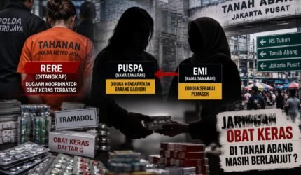 Paska Penangkapan Rere, Nama Baru Muncul dalam Dugaan Peredaran Obat Keras di Tanah Abang - Teropong Rakyat