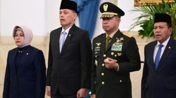 Panglima TNI Hadiri Pelantikan Menteri Keuangan RI