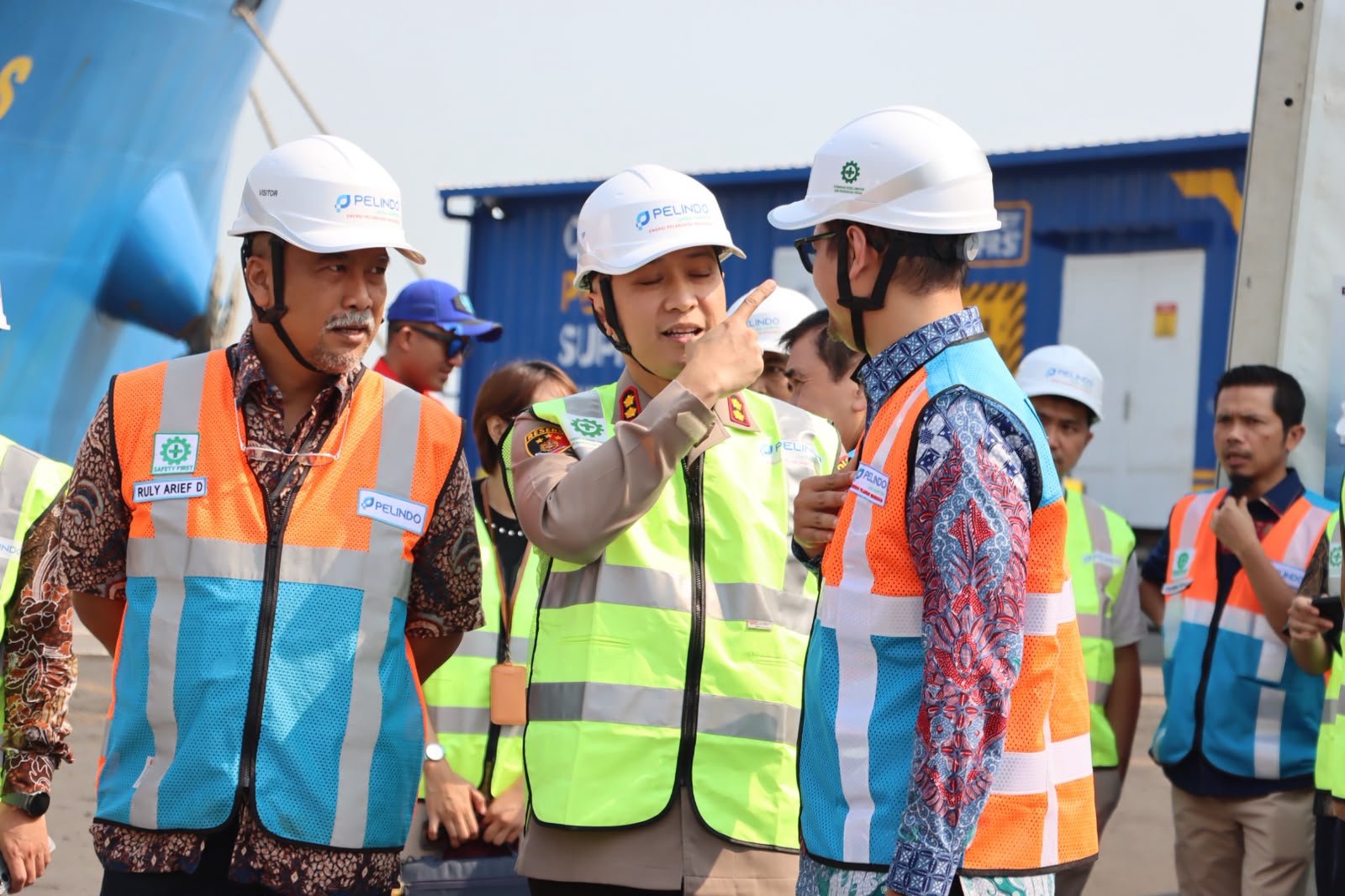 Kapolres Priok Hadiri, Peresmian Launching Onshore Power Supply, Dorong Pelabuhan Hijau dan Berkelanjutan