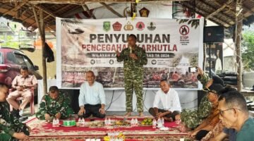 TNI Perkuat Sinergitas Lintas Sektor dalam Pencegahan Karhutla di Sambas