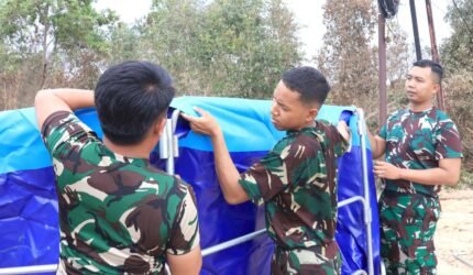 Respons Cepat Diperkuat, Lanud Sjamsudin Noor Siagakan Tangki Portable Untuk Penanganan di Titik Rawan Karhutla - Teropong Rakyat