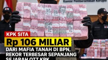 KPK Sita Rp106,3 Miliar dalam OTT Kasus Dugaan Suap Pertanahan, Jadi Sitaan Terbesar