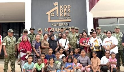 Wapang TNI Tinjau Yonif TP 859/RBK dan KDKMP di Papua - Teropong Rakyat