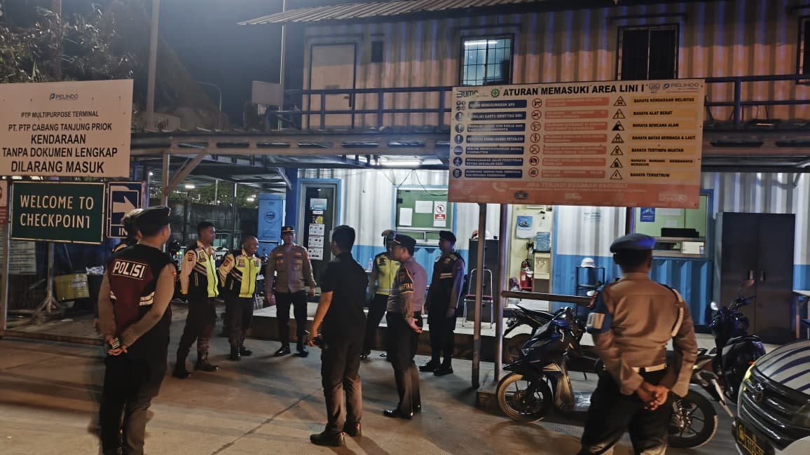 Patroli Skala Besar Polres Pelabuhan Tanjung Priok Sasar Kejahatan Jalanan, Situasi Kamtibmas Tetap Kondusif