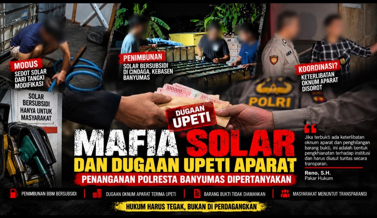 Dugaan Penimbunan Solar di Banyumas Disorot, Muncul Dugaan Oknum Terima “Upeti”
