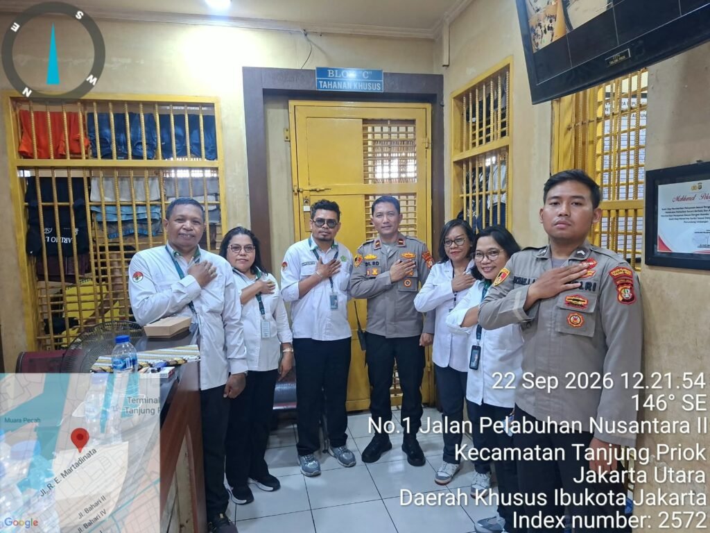 Portal Berita Indonesia dan Dunia Terkini Hari Ini, Update Harian Terbaru, Terlengkap, Tajam, Aktual dan Berimbang. Binrohtal bagi Tahanan, Polres Pelabuhan Tanjung Priok Perkuat Pembinaan Mental dan Kerohanian - Teropong Rakyat
