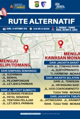 Polda Metro Jaya Siapkan Rekayasa Lalu Lintas Situasional, Warga Diimbau Rencanakan Perjalanan