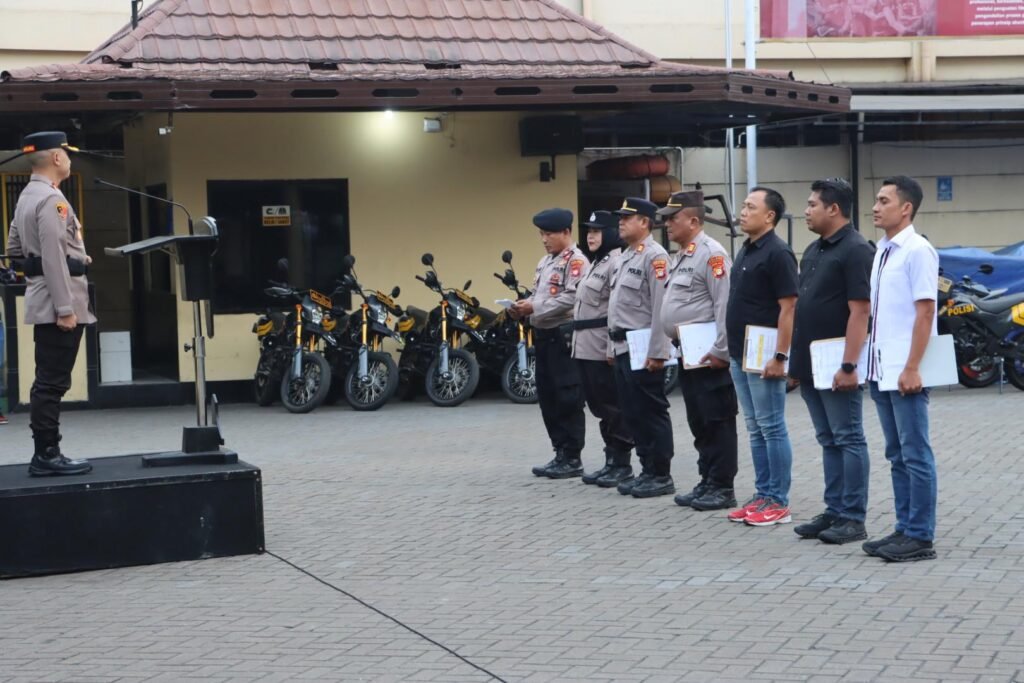 Apel Siaga, Polres Pelabuhan Tanjung Priok Kerahkan 92 Personel untuk Jaga Kamtibmas - Teropong Rakyat