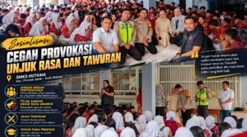 Polsek Pondok Gede Gelar Sosialisasi Kamtibmas di SMKS Hutama, Ajak Pelajar Tolak Provokasi Unjuk Rasa dan Tawuran