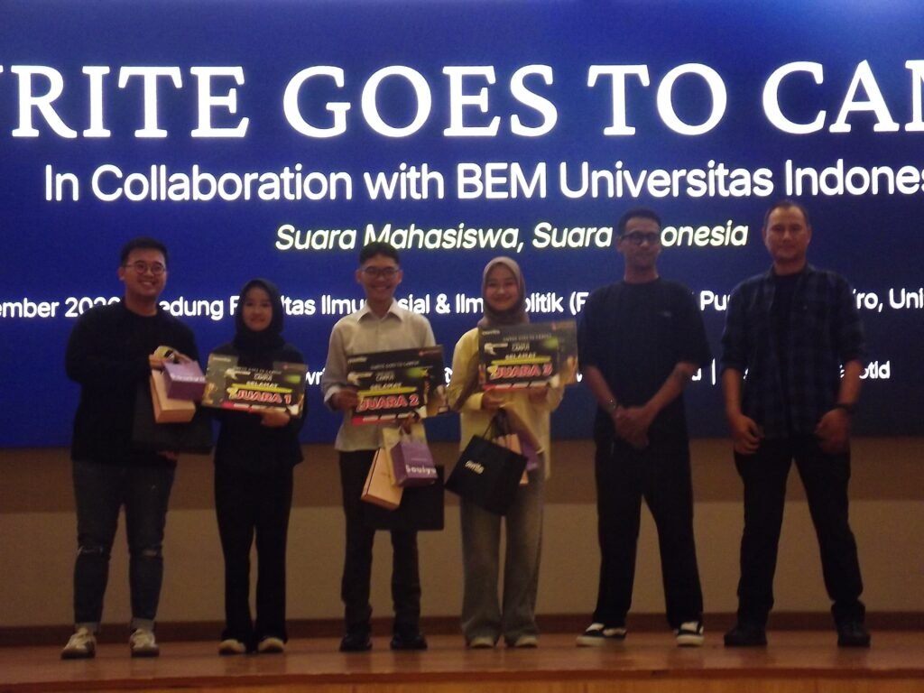 Owrite Goes to Campus Hadir di UI, Dorong Mahasiswa Berani Suarakan Isu Ekonomi dan Kreativitas - Teropong Rakyat