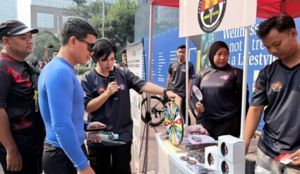 Game Spin Wheel Berhadiah Ramaikan Sosialisasi Hak untuk Tahu di CFD Jakarta - Teropong Rakyat