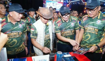 Gelorakan Sportivitas, Panglima TNI Ramaikan Open Tournament Domino Orado (101) - Teropong Rakyat