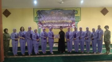 Sambut HUT Ke-7 Kogabwilhan I, IKKT PWA CBS II Kogabwilhan II Pererat Silaturahmi Dan Kepedulian