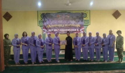 Sambut HUT Ke-7 Kogabwilhan I, IKKT PWA CBS II Kogabwilhan II Pererat Silaturahmi Dan Kepedulian - Teropong Rakyat