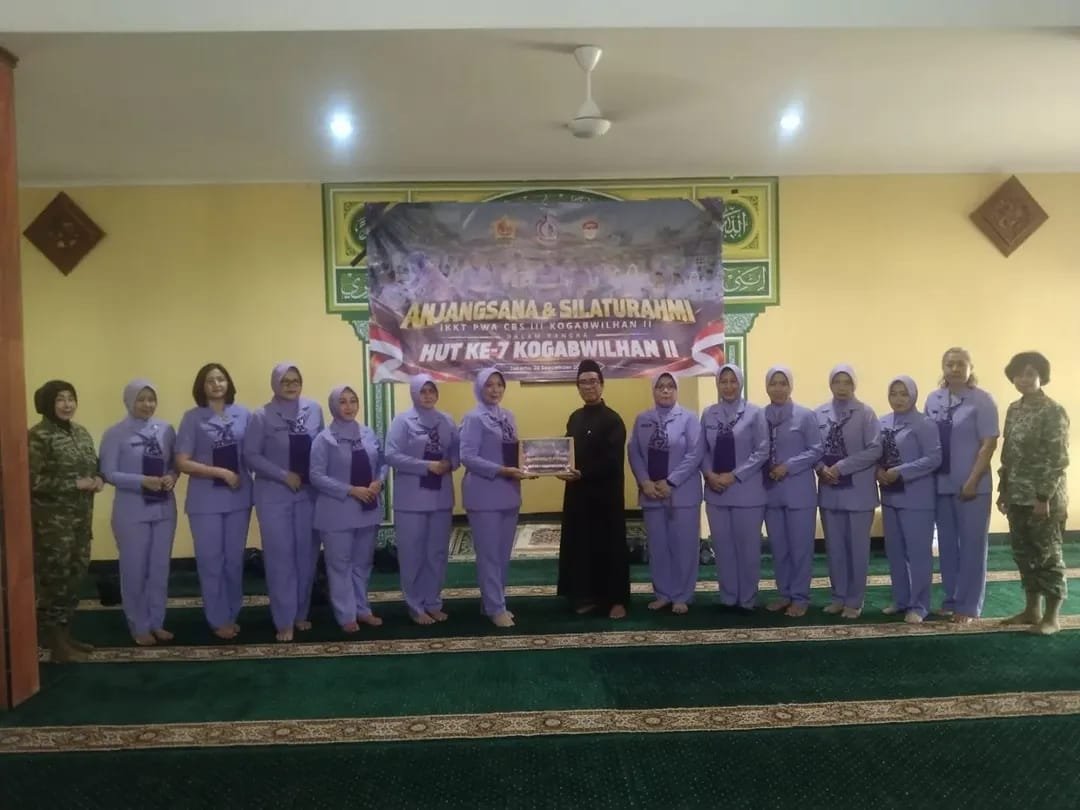 Sambut HUT Ke-7 Kogabwilhan I, IKKT PWA CBS II Kogabwilhan II Pererat Silaturahmi Dan Kepedulian