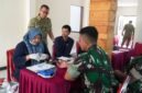 Kepala Staf Kogabwilhan II Laksda TNI Isswarto, menggelar aksi sosial donor darah dalam rangka memperingati Hari Ulang Tahun ke-7 Kogabwilhan II.