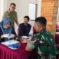 Kepala Staf Kogabwilhan II Laksda TNI Isswarto, menggelar aksi sosial donor darah dalam rangka memperingati Hari Ulang Tahun ke-7 Kogabwilhan II.