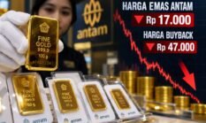 Harga Emas Antam Turun Rp17.000, Harga Buyback Anjlok Rp47.000
