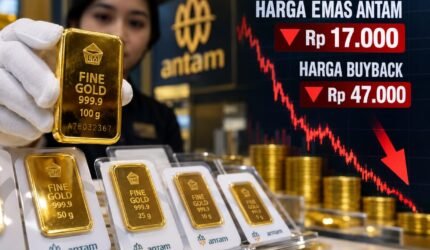 Harga Emas Antam Turun Rp17.000, Harga Buyback Anjlok Rp47.000 - Teropong Rakyat