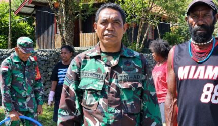 Kodim 1714/Puncak Jaya Salurkan Air Bersih, Wujud Kepedulian TNI kepada Warga Pagaleme - Teropong Rakyat