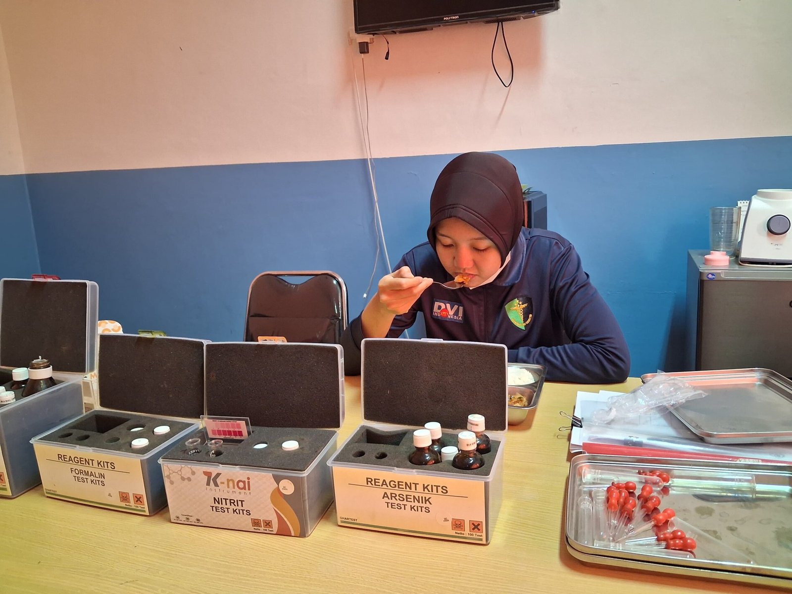 Food Safety MBG Polri di SPPG Rawa Badak Utara Dinyatakan Layak Konsumsi
